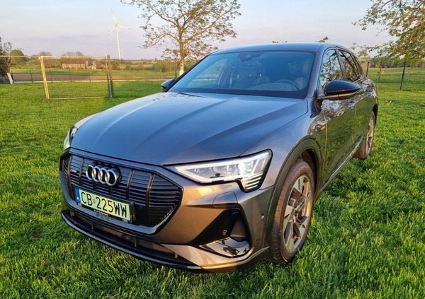 Audi e-tron cena 198500 przebieg: 90600, rok produkcji 2022 z Grudziądz małe 497